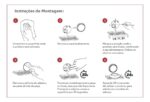 Jabonera aérea moderna acero cromado - Imagen 3