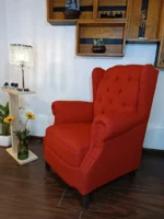 Sillón Butaca Capitoneada Con Tachas Bergere 2 Años De Garantia - Imagen 2