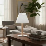 Luminaria portátil nórdica blanca BI6672