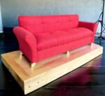 Juego Living Sofa Sillón 3 Cuerpos+isla 160cmx170cm - Imagen 5