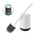 Cepillo de inodoro silicona alta resistencia antibacterial