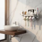 Dispensador De Pasta De Diente Con Porta Cepillo