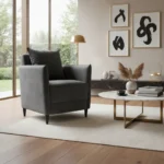 Butaca Sillon 1 Cuerpo Tela Suave Y Comodo