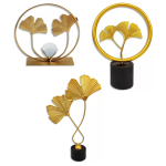 Adorno Hojas De Gingko De Metal