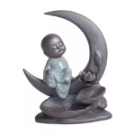 Fuente De Humo Buda Media Luna Meditación Relajacion Aromas