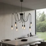 Luminaria Colgante Techo Moderno Araña 8 Brazos