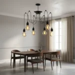 Luminaria Colgante Techo Moderno Araña 6 Luces