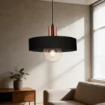 Colgante De Techo Metálico Moderno Minimalista 40cm