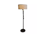 Luminaria lampara de pie industrial Color Blanco Beige Texturizada