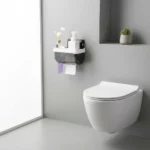 Repisa Y Dispensador Porta Rollo Papel Higienico De Baño