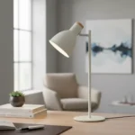 Lámpara Portátil Veladora Metal Madera Minimalista Nordica