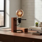 Lampara Veladora Portátil Mesa Moderna Vintage Minimalista