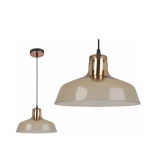 Lampara Colgante Luminaria Techo Dorado Vidrio Nordico