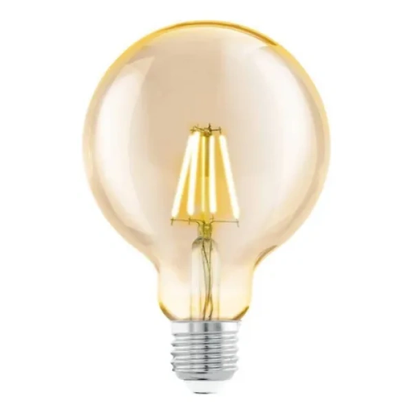 Lampara Bombita Led Filamento 4w Globo 12.5 Cm Transparente