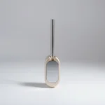 Cepillo Escobilla Inodoro Cerdas Plástico Resistente C/cajón Crema - Imagen 2