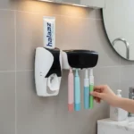 Dispensador Automático De Pasta De Diente Y Porta Cepillo