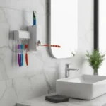 Dispensador Automático Para Pasta Dientes Con Porta Cepillo