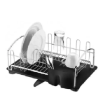 Escurridor Escurre Platos Vasos Con Bandeja Acero Inox