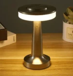 Lampara Portátil Espiral Con Led Moderna Mesa Luz Calida