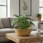 Canasto Cesto De Yute Maceta Rustico Tejido Decorativo