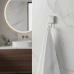 Gancho Perchero Adhesivo Pared Baño Cocina Acero