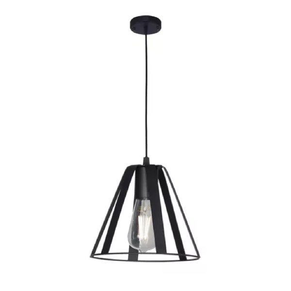 Colgante De Techo Lampara Minimalista Industrial Hierro