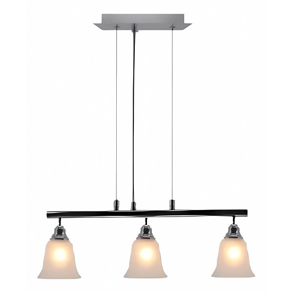 Lampara Colgante De Techo Elegante 3 Luces Tulipas Luminaria
