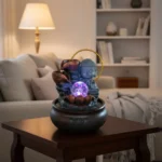 Fuente De Agua Buda Monje De La Meditación Relax Cantaros