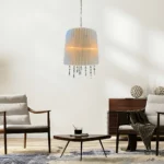 Lampara Techo Luminaria Colgante 3 Luces Caireles Vidrio