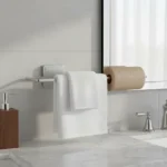 Toallero Mano Baño Soporte Servilleta Cocina Acero Garantía Color Plateado