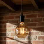 Lampara Bombita Filamento Led Globo 4w Vintage Vidrio 8cm