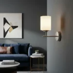 Aplique De Pared Elegante Spot Con 1 Tulipa Vidrio Moderno