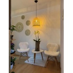 Lampara Colgante Luminaria Techo Vintage Bambú Moderno - Imagen 2