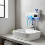 Esterilizador Automático Antibacterial Dispensador Pasta Uv Blanco - Imagen 4