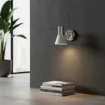 Aplique De Pared Spot Moderno Minimalista Metálico Embudo Blanco