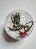 Esfera Chirimbolo 8cm Transparente Motivos Navideños - Imagen 3