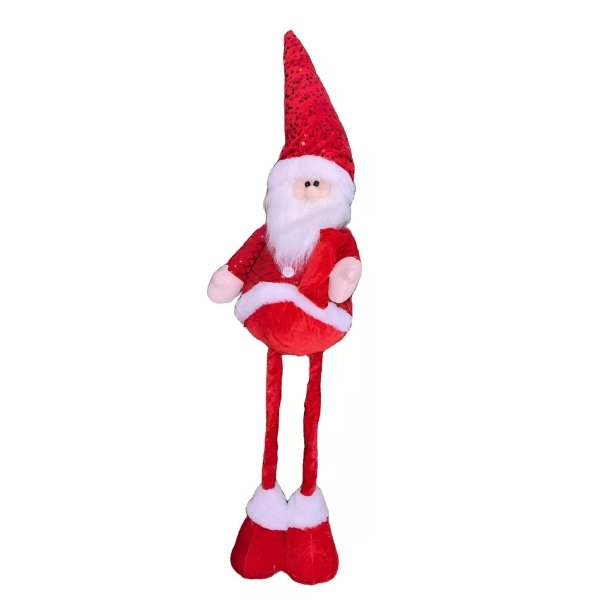 Muñeco De Navidad Grande 96cm Motivos Navideños Con Sonido Papa Noe
