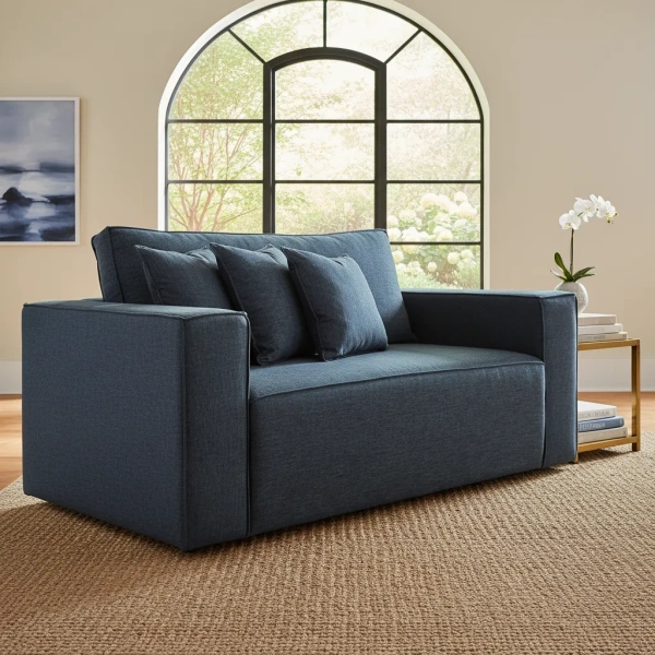 Sofá Sillón 2 Cuerpos 1.60mts Premium 2 Años Garantia