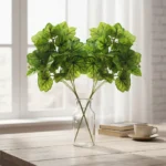 Planta Artificial Verde Del Dinero Decoración Sin Maceta