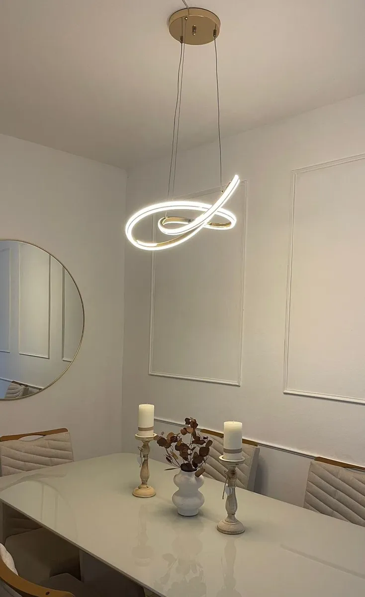 D_NQ_NP_2X_756224-MLU77333853324_072024-F Lámpara Colgante Luminaria Moderna Led Dimmer Con Control - Imagen 1