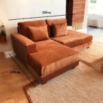 Sofá Sillón Esquinero 2.20mts Moderno Da Vinci Premium 2años - Imagen 2