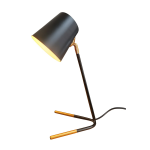 Lampara Portátil Veladora Mesa Escritorio Metal Minimalista