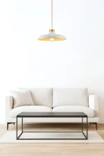 Lámpara Colgante De Techo En Metal Luminaria Grande De 35cm