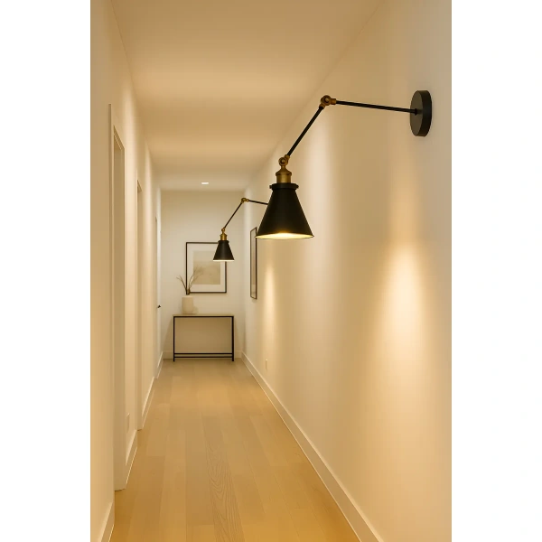 Aplique Lampara De Pared O Brazo Techo Vintage Movible