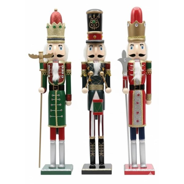 Adorno Navideño Cascanueces 56cm Rey Soldado Navidad
