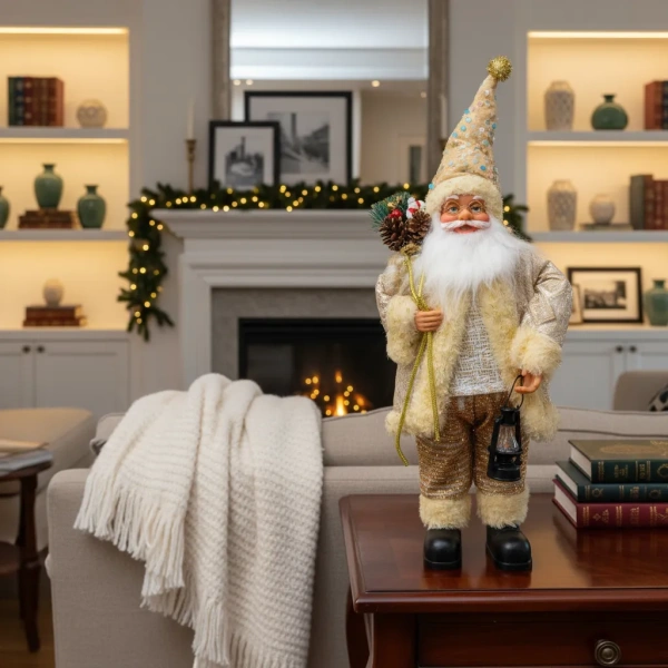 Muñeco Papa Noel Adorno De Navidad Decoracion Navideña 40cm
