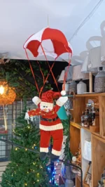 Adorno De Navidad De Muñeco Nieve Navideño Paracaídas - Imagen 3
