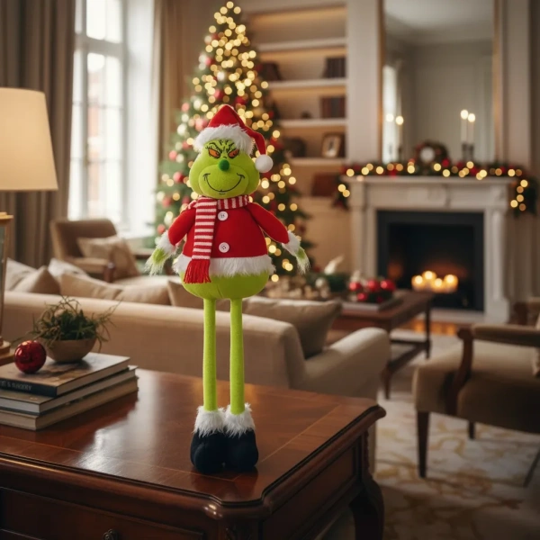 Muñeco Grinch Grande 79cm Adorno Navidad Decoración Navideña