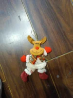 Adorno Colgante Navidad Reno Decoración Celebraciones Fiesta Tela - Imagen 2