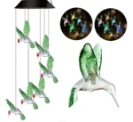 Colgante Colibrí Led Batería Recargable Con Panel Solar - Imagen 4